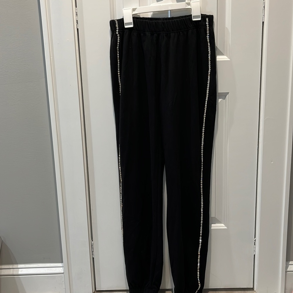 Rhinestone joggers